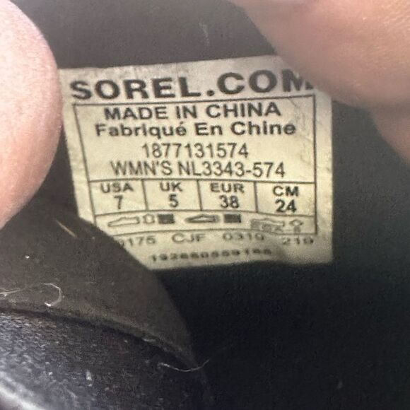 Sorel Joan of Arctic Wedge Chelsea Boots 7 - Picture 9 of 9